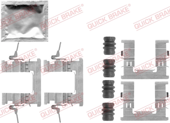 Accessory Kit, disc brake pad